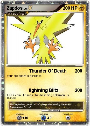 Pokemon Zapdos
