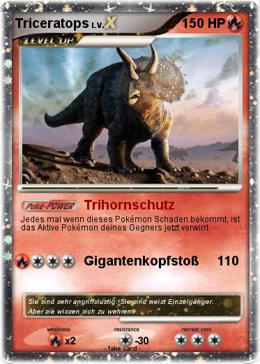 Pokemon Triceratops