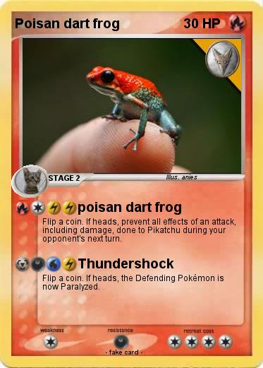 Pokemon Poisan dart frog