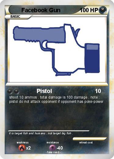 Pokemon Facebook Gun