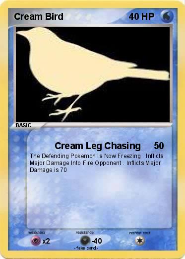 Pokemon Cream Bird