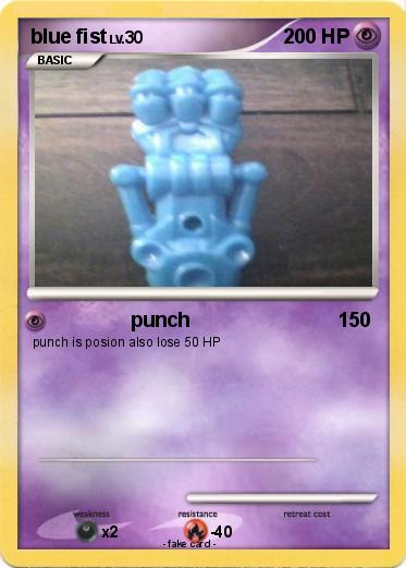 Pokemon blue fist