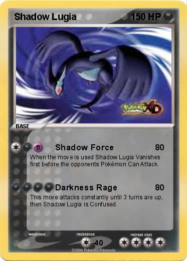 Pokemon Shadow Lugia