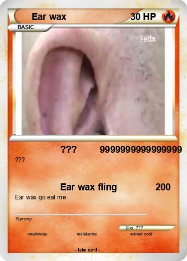 Pokemon Ear wax