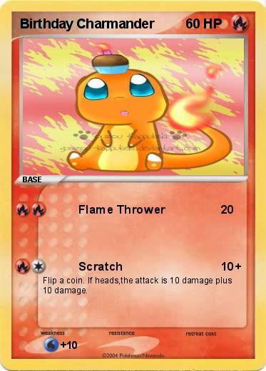 Pokemon Birthday Charmander