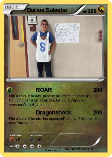 Pokemon Darius Saleeba