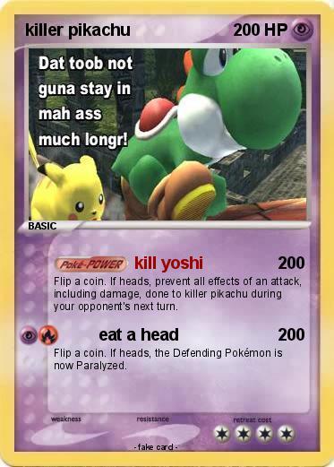 Pokemon killer pikachu