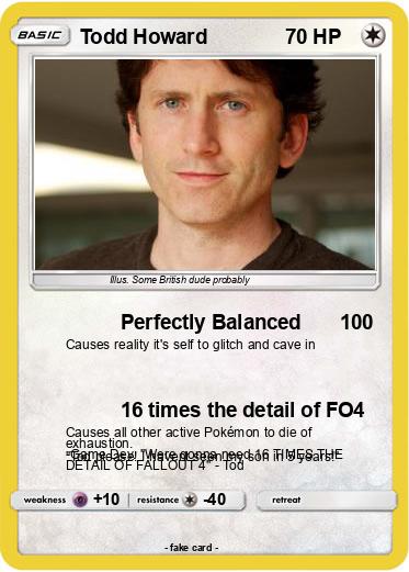 Pokemon Todd Howard