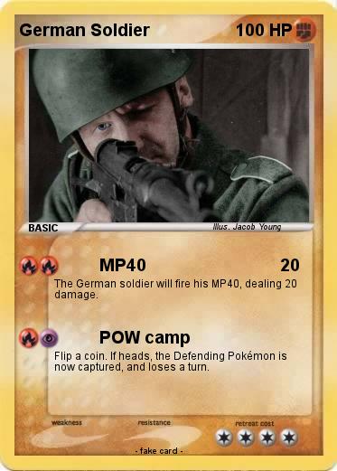 Pokemon German Soldier