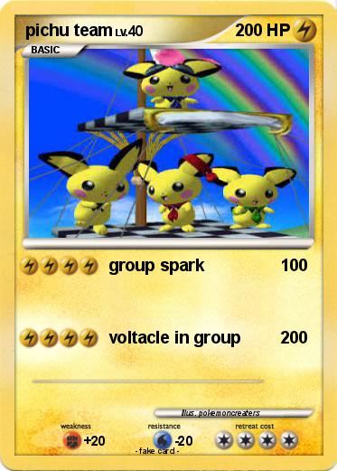 Pokemon pichu team