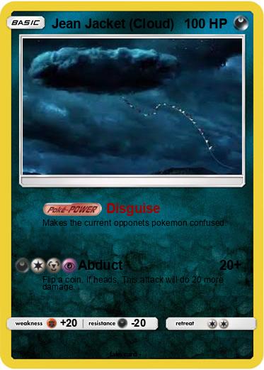 Pokemon Jean Jacket (Cloud)