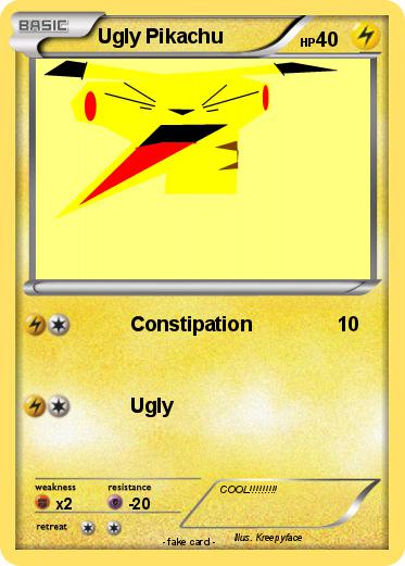Pokemon Ugly Pikachu