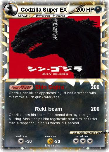 Pokemon Godzilla Super EX