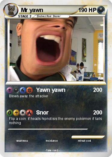Pokemon Mr yawn