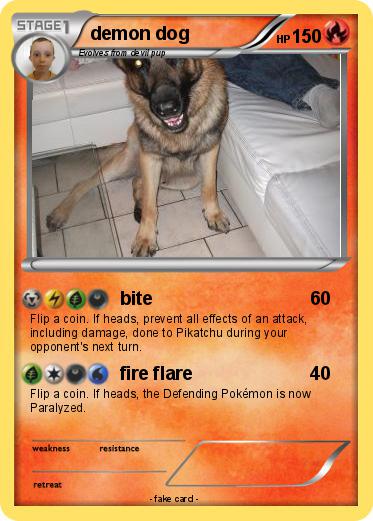 Pokemon demon dog