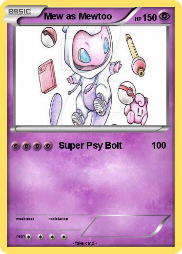 Pokemon Mew as Mewtoo