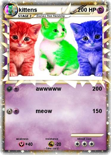 Pokemon kittens