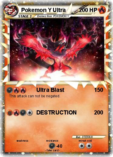 Pokemon Pokemon Y Ultra