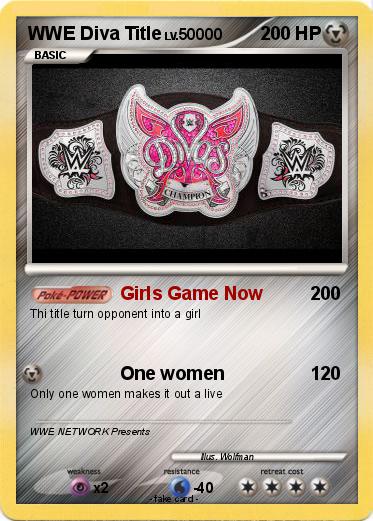 Pokemon WWE Diva Title