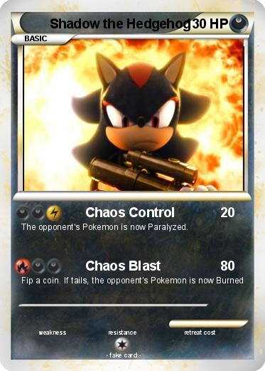 Pokemon Shadow the Hedgehog