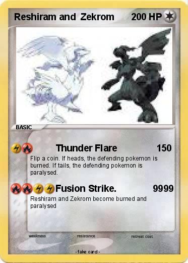 Pokemon Reshiram and  Zekrom
