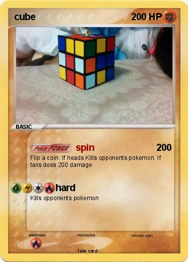 Pokemon cube