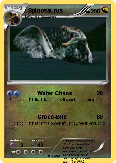 Pokemon Spinosaurus