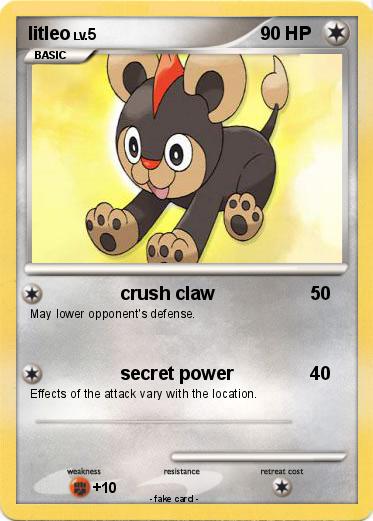 Pokemon litleo