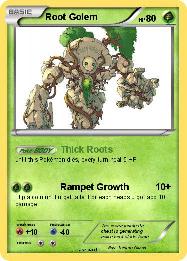 Pokemon Root Golem