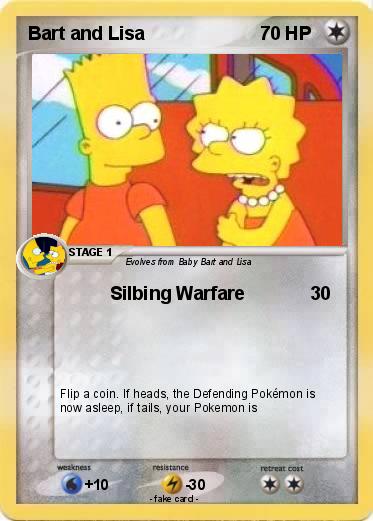 Pokemon Bart and Lisa