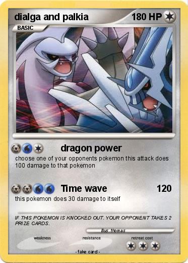 Pokemon dialga and palkia