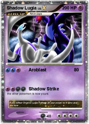 Pokemon Shadow Lugia
