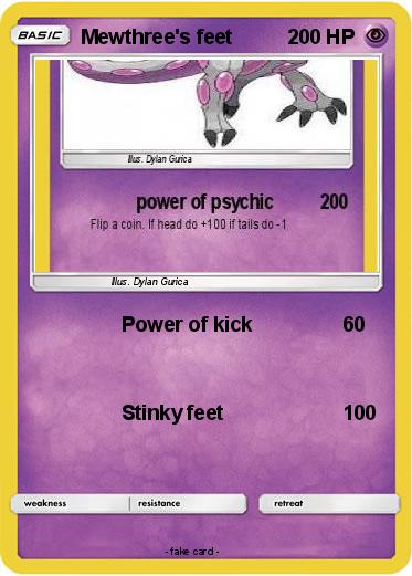 Pokemon Mewthree's feet