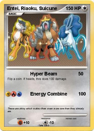 Pokemon Entei, Riaoku, Suicune
