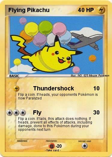 Pokemon Flying Pikachu