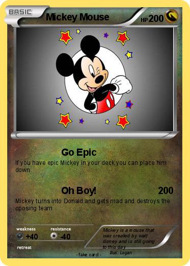 Pokemon Mickey Mouse