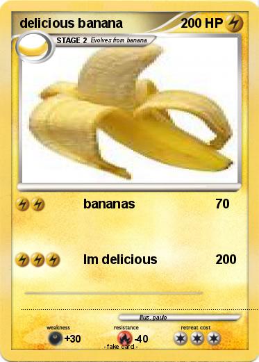 Pokemon delicious banana