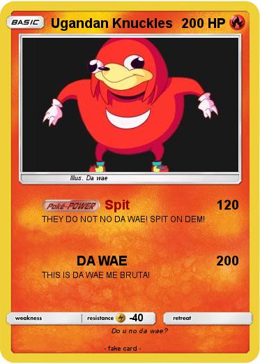 Pokemon Ugandan Knuckles