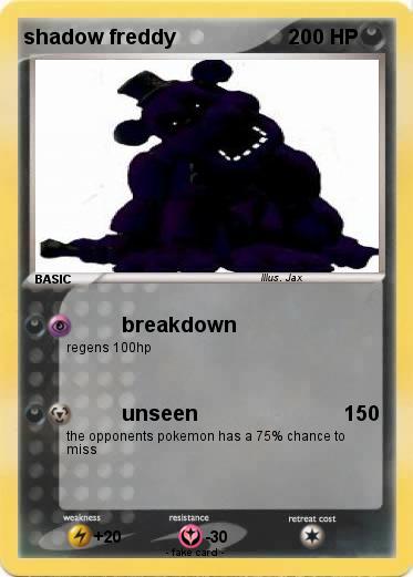Pokemon shadow freddy