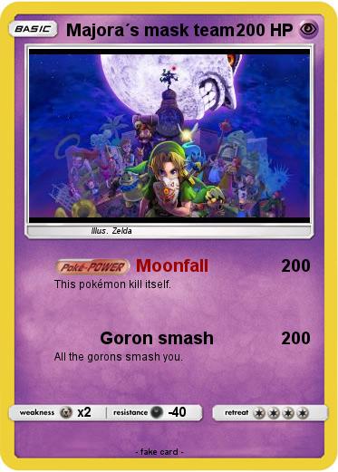 Pokemon Majora´s mask team