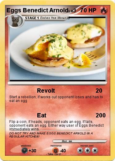 Pokemon Eggs Benedict Arnold