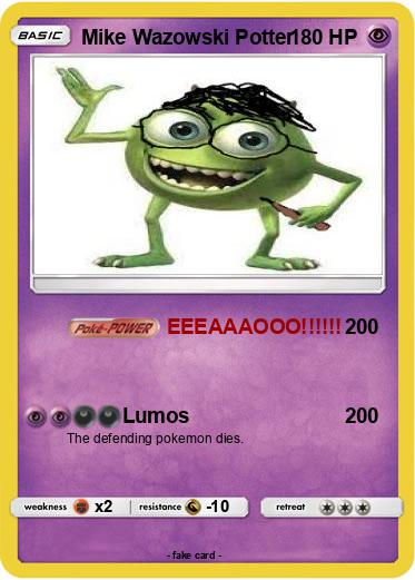 Pokemon Mike Wazowski Potter