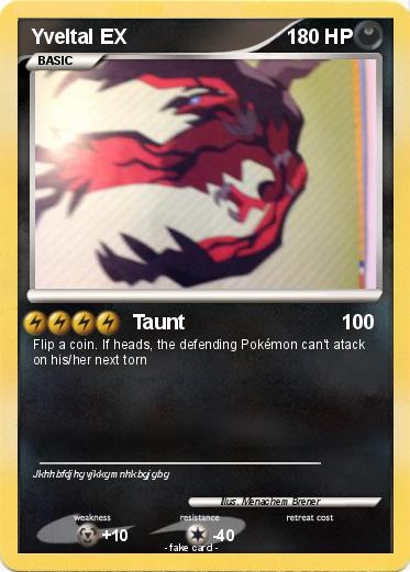 Pokemon Yveltal EX