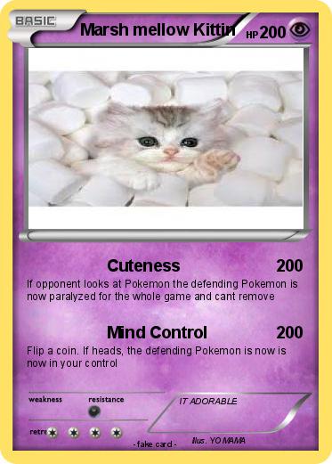 Pokemon Marsh mellow Kittin