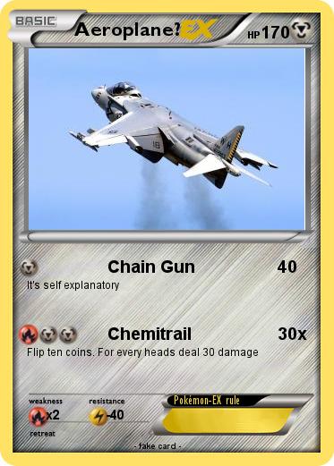Pokemon Aeroplane?