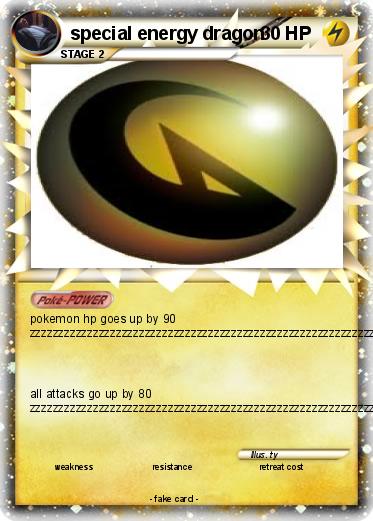 Pokemon special energy dragon