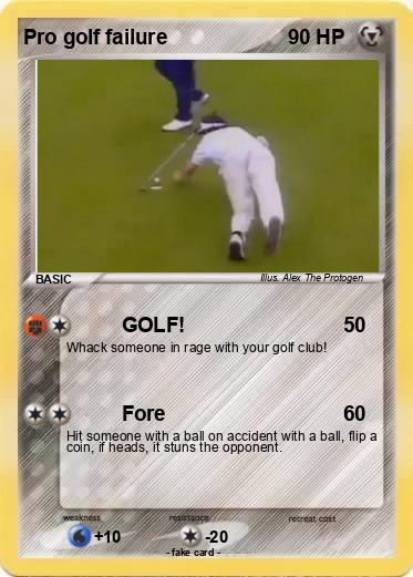 Pokemon Pro golf failure