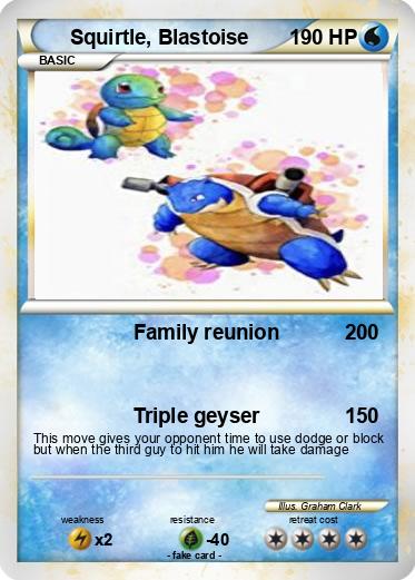 Pokemon Squirtle, Blastoise