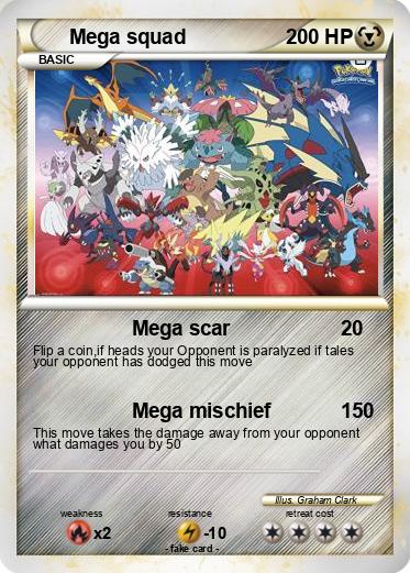 Pokemon Mega squad