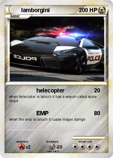 Pokemon lamborgini